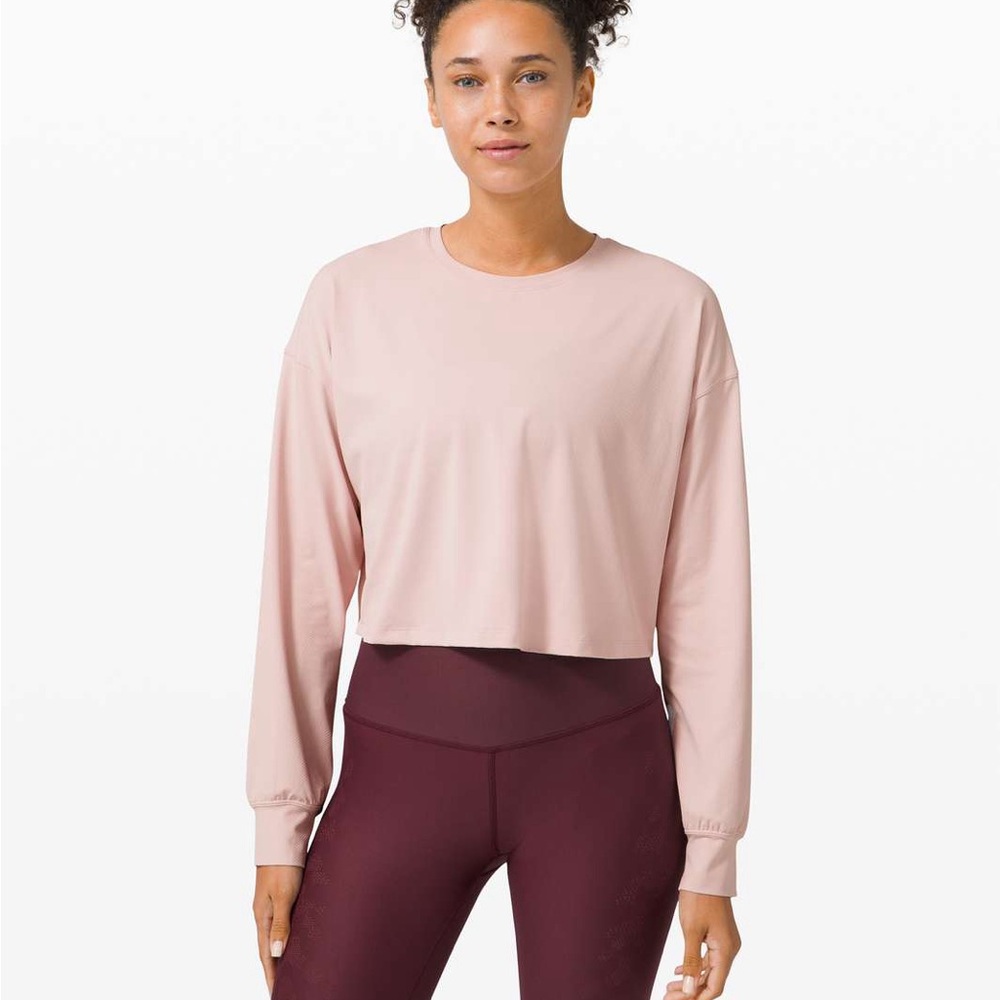 lululemon athletica Pink Long Sleeve Tee